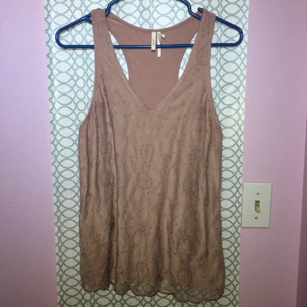 Frenchi Lace Front Tank